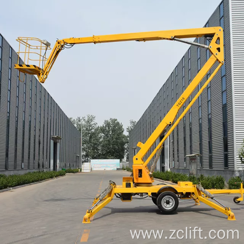 Towable Trailer Boom Lifting Platform